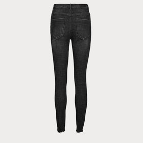 Черни дамски дънки с висока талия Vero Moda - 0