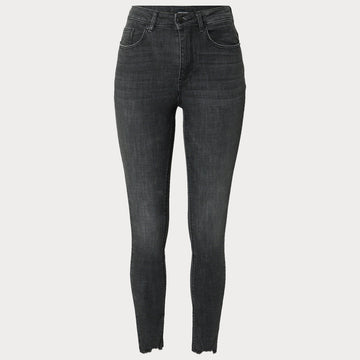 Черни дамски дънки с висока талия Vero Moda