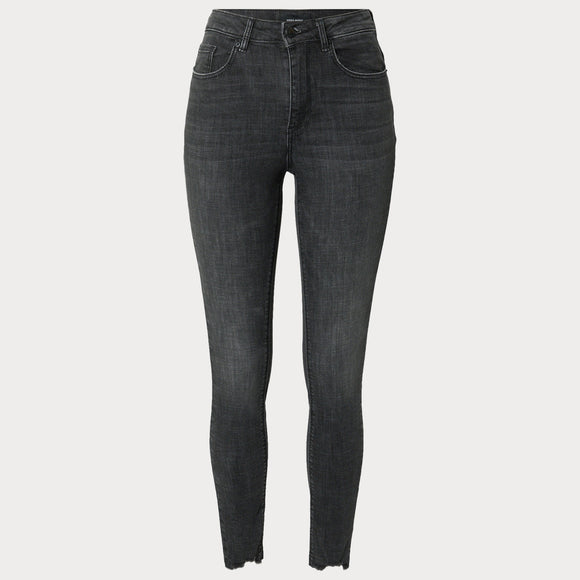 Черни дамски дънки с висока талия Vero Moda