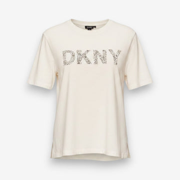 Горнище на пижама с къси ръкави DKNY