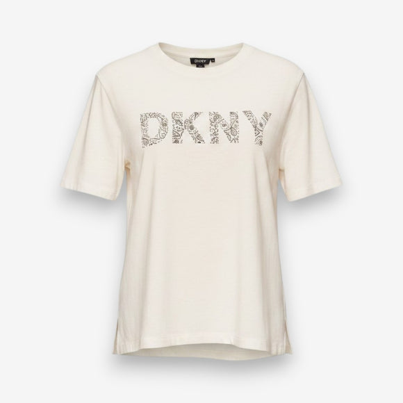 Горнище на пижама с къси ръкави DKNY