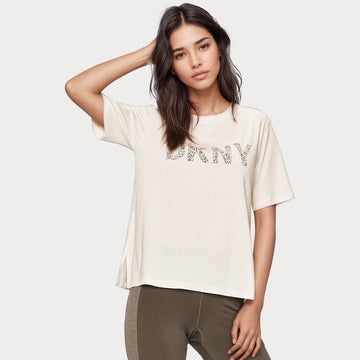 Горнище на пижама с къси ръкави DKNY