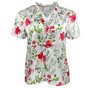 Дамска бяла риза с къс ръкав VILA-2