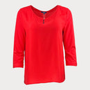 Дамска блуза Tom Tailor в червено-1