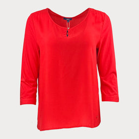 Дамска блуза Tom Tailor в червено