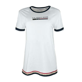 Дамска бяла тениска US Polo Assn. - 0