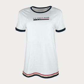 Дамска бяла тениска US Polo Assn.
