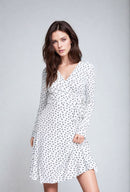 Дамска миди бяла рокля Y.A.S-3