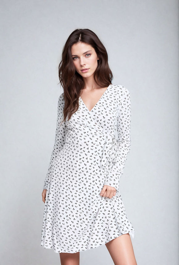 Дамска миди бяла рокля Y.A.S