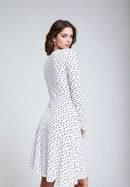 Дамска миди бяла рокля Y.A.S-4