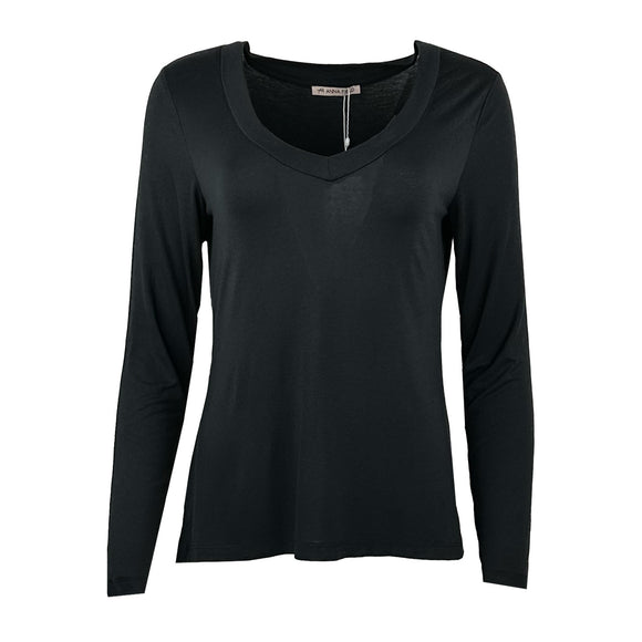 Дамска черна блуза ANNA FIELD