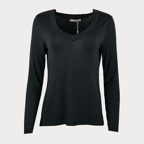 Дамска черна блуза ANNA FIELD