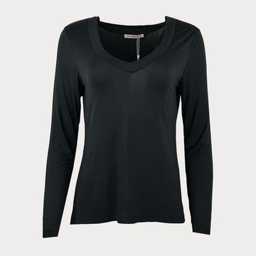 Дамска черна блуза ANNA FIELD