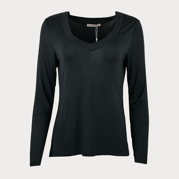 Дамска черна блуза ANNA FIELD