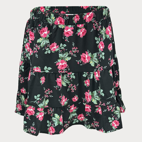 Дамска къса пола с флорален десен VILA