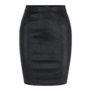 Дамска черна пола PIECES-2