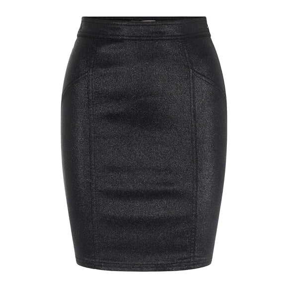 Дамска черна пола PIECES