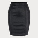 Дамска черна пола PIECES-1