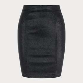 Дамска черна пола PIECES