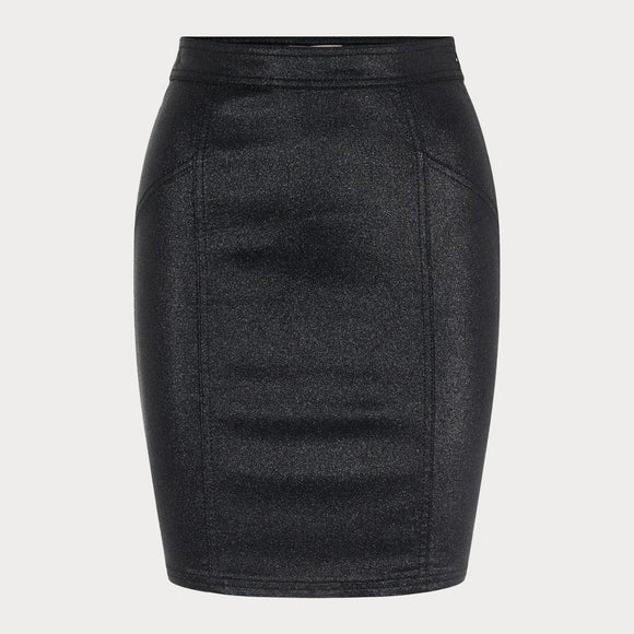 Дамска черна пола PIECES