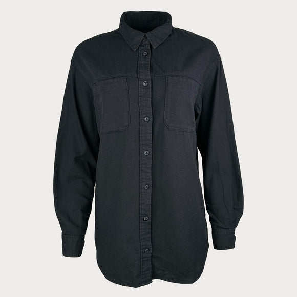 Дамска черна boyfriend риза G-STAR  RAW