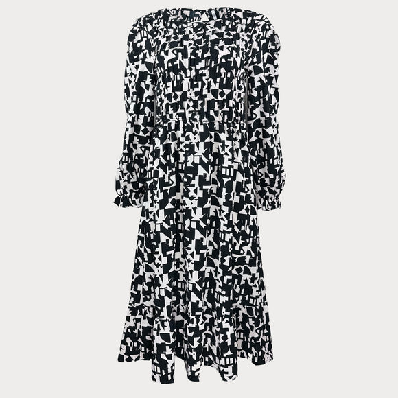 Дамска рокля с дълъг ръкав JDY