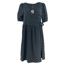 Дамскa къса рокля с тип прегърни ме с V образно деколте-2