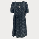 Дамскa къса рокля с тип прегърни ме с V образно деколте-1