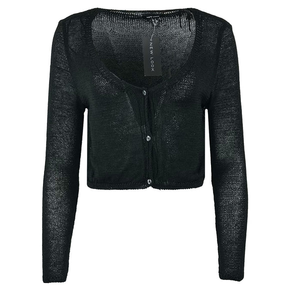 Дамска черна жилетка NEW LOOK