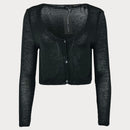 Дамска черна жилетка NEW LOOK-1