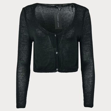 Дамска черна жилетка NEW LOOK