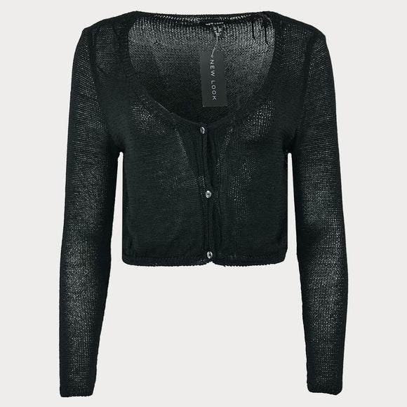 Дамска черна жилетка NEW LOOK