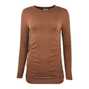 Дамска блуза Noisy May в кафяво-2