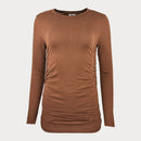 Дамска блуза Noisy May в кафяво-1