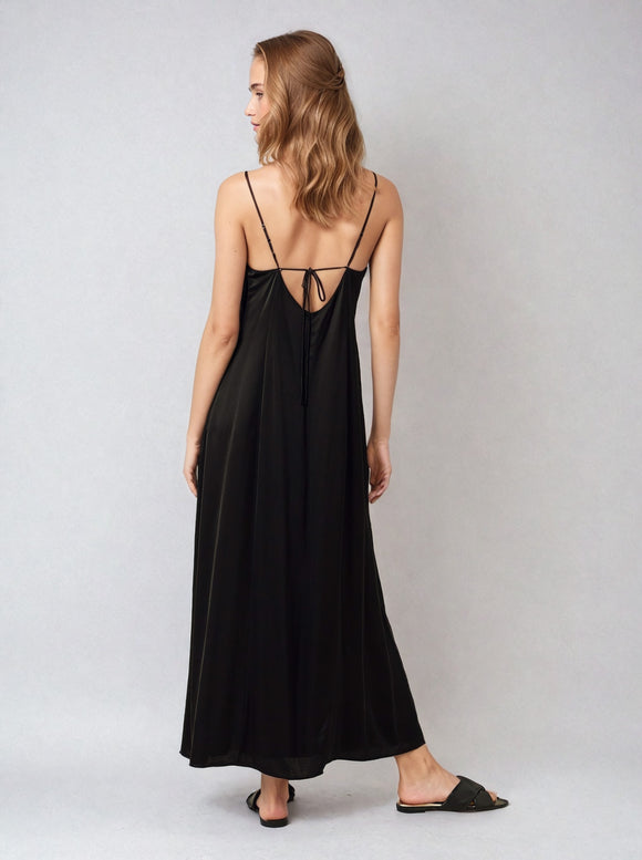 Дамска дълга рокля с гол гръб IVY & OAK