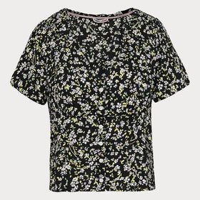 Дамска флорална риза с къс ръкав Tommy Jeans