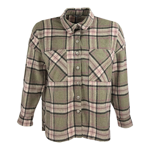 Дамска карирана риза яке ONLY