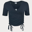 Дамска къса блуза с къс ръкав Noisy May-1