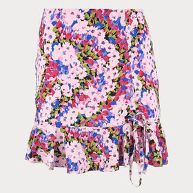 Дамска къса пола Miss Selfridge в розово