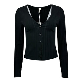 Дамска черна жилетка NLY Trend - 0