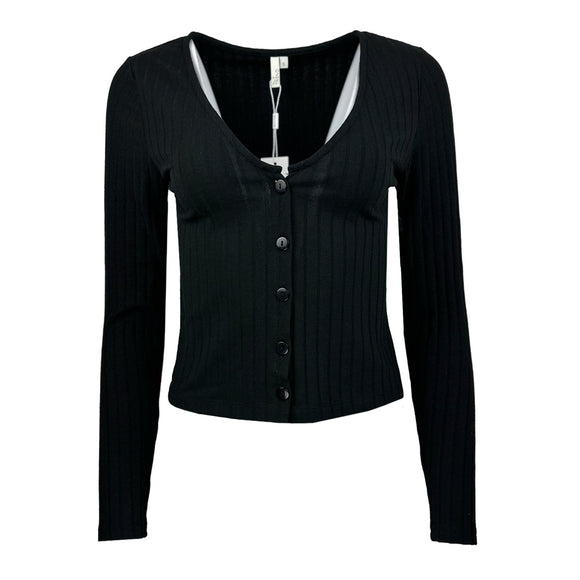 Дамска черна жилетка NLY Trend