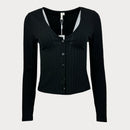 Дамска черна жилетка NLY Trend-1