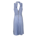 Дамска вечерна рокля с плисета Closet London в лилаво-3