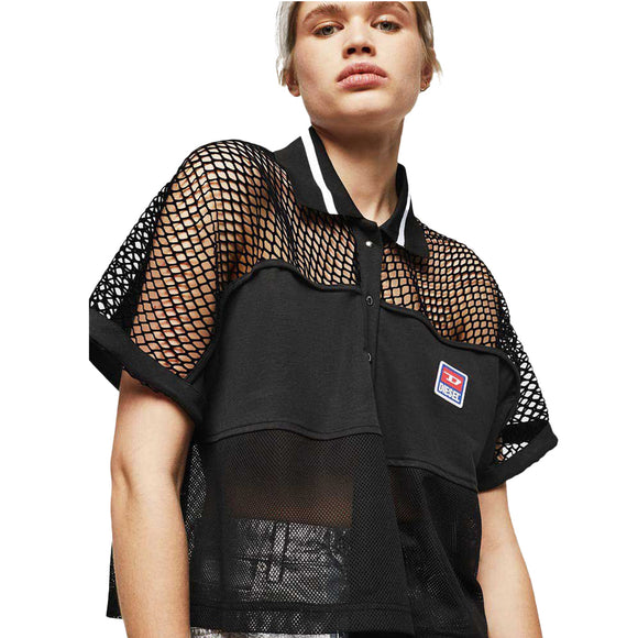 Дамска мрежеста поло тениска Diesel