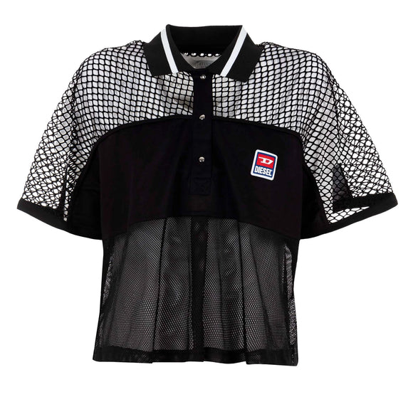 Дамска мрежеста поло тениска Diesel