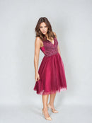 Дамска елегантна рокля MASCARA SUPER BEADS-3