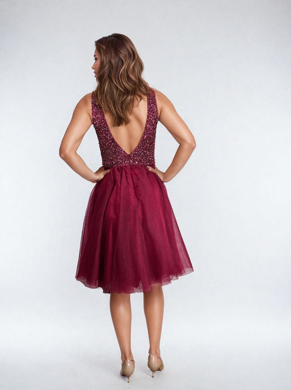 Дамска елегантна рокля MASCARA SUPER BEADS