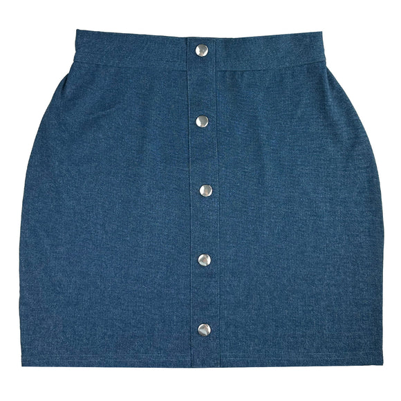 Дамска къса пола  EVEN&ODD в синьо