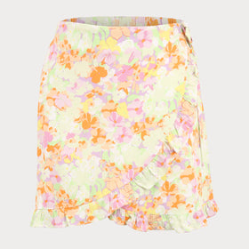 Дамска пола с флорален десен PIECES