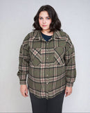 Дамска карирана риза яке ONLY-3